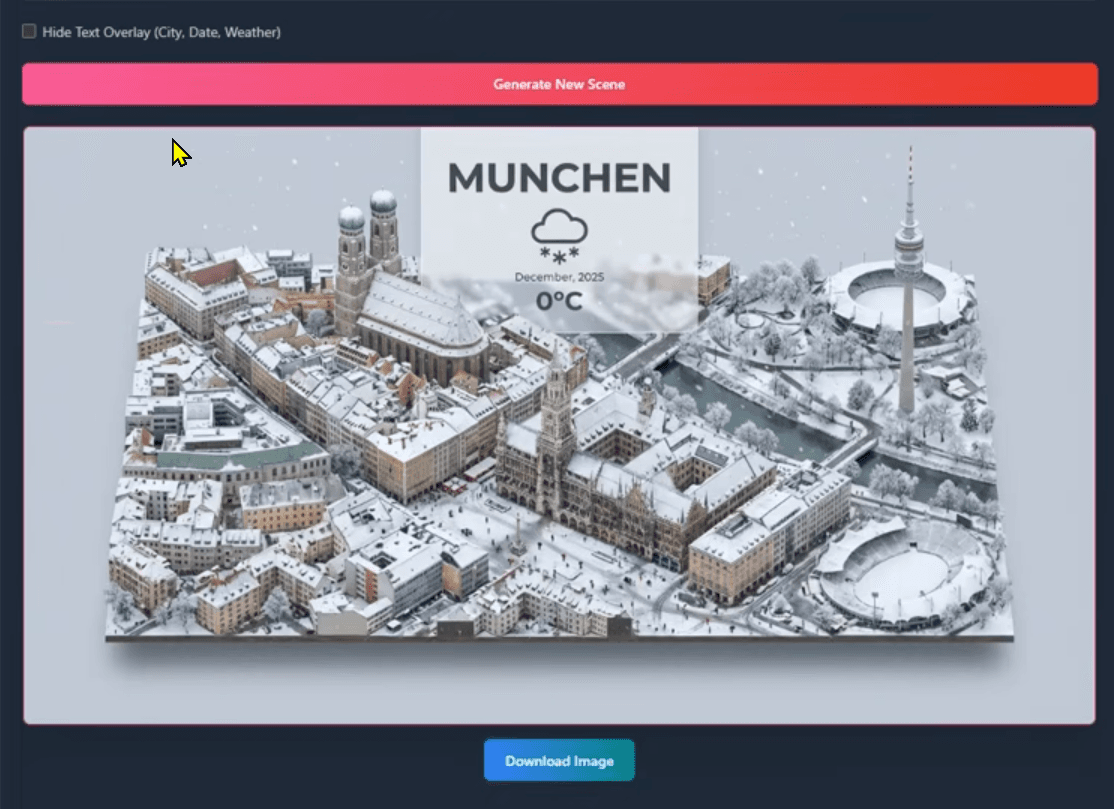 City Scene Generator screenshot
